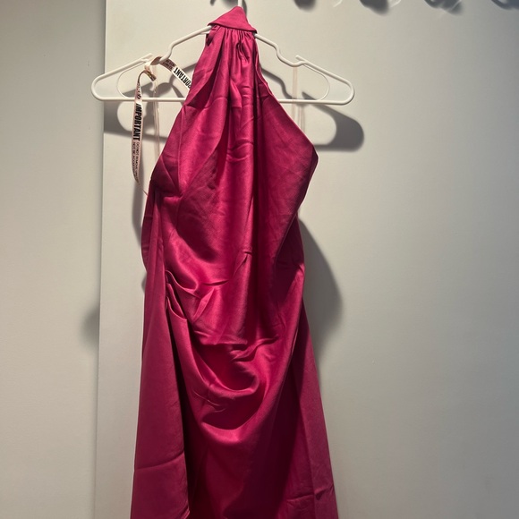 House of CB Pink Aida Hot Pink Mini Dress - Picture 3 of 4